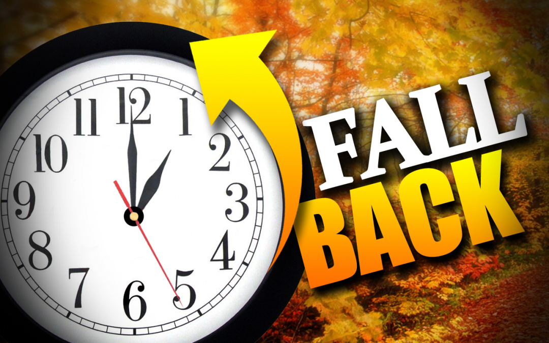 Remember to “Fall Back” this weekend!