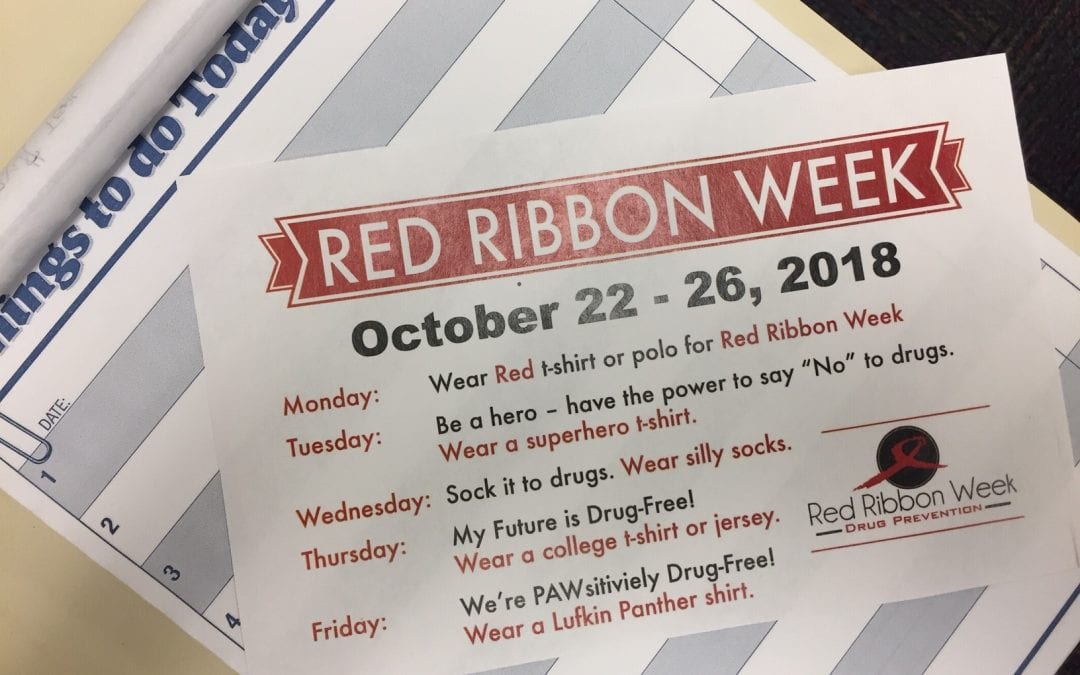 Red Ribbon Week October 22-26