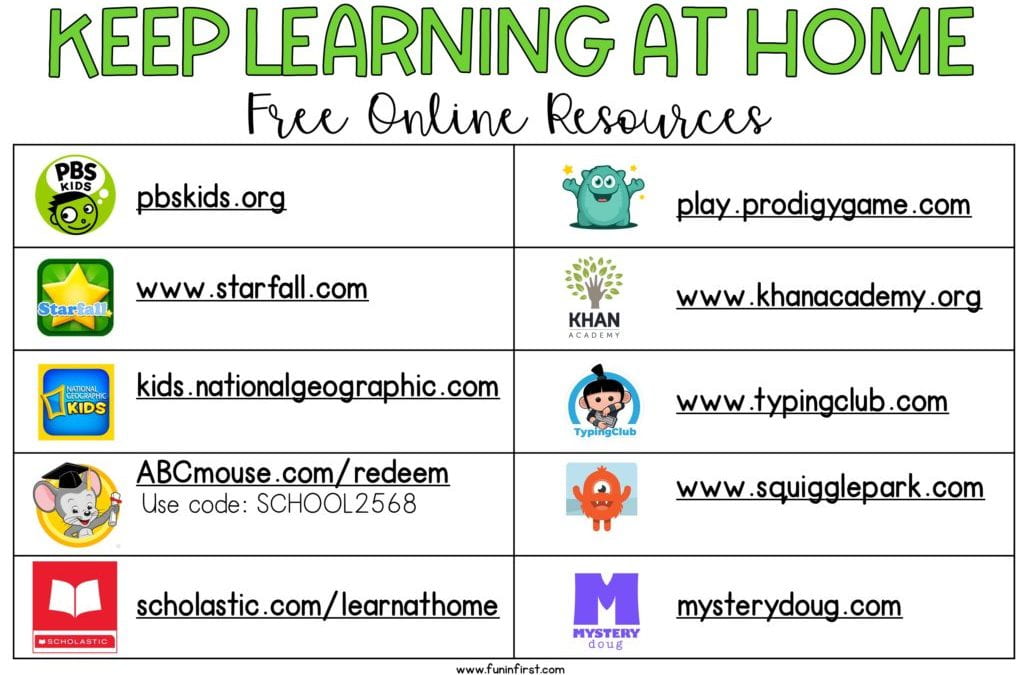 Resources to Keep Students Engaged at Home