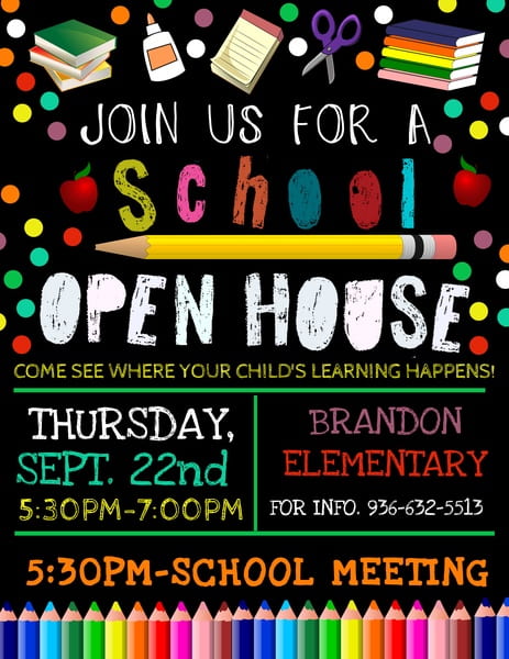 We are Having an Open House!