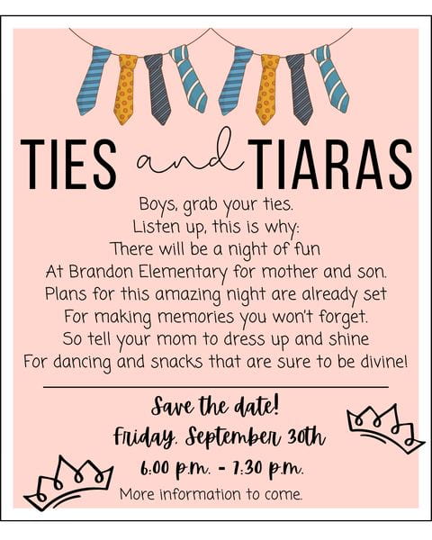 Ties and Tiaras is BACK!!!