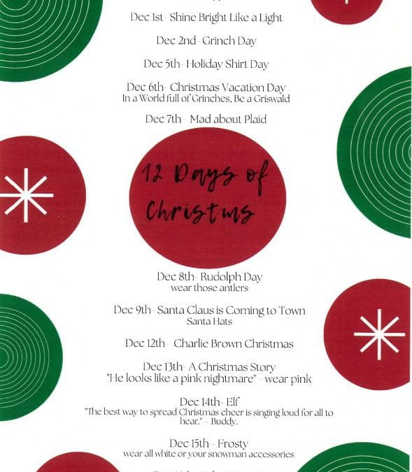 Are you ready for the 12 Days of Christmas?!?!