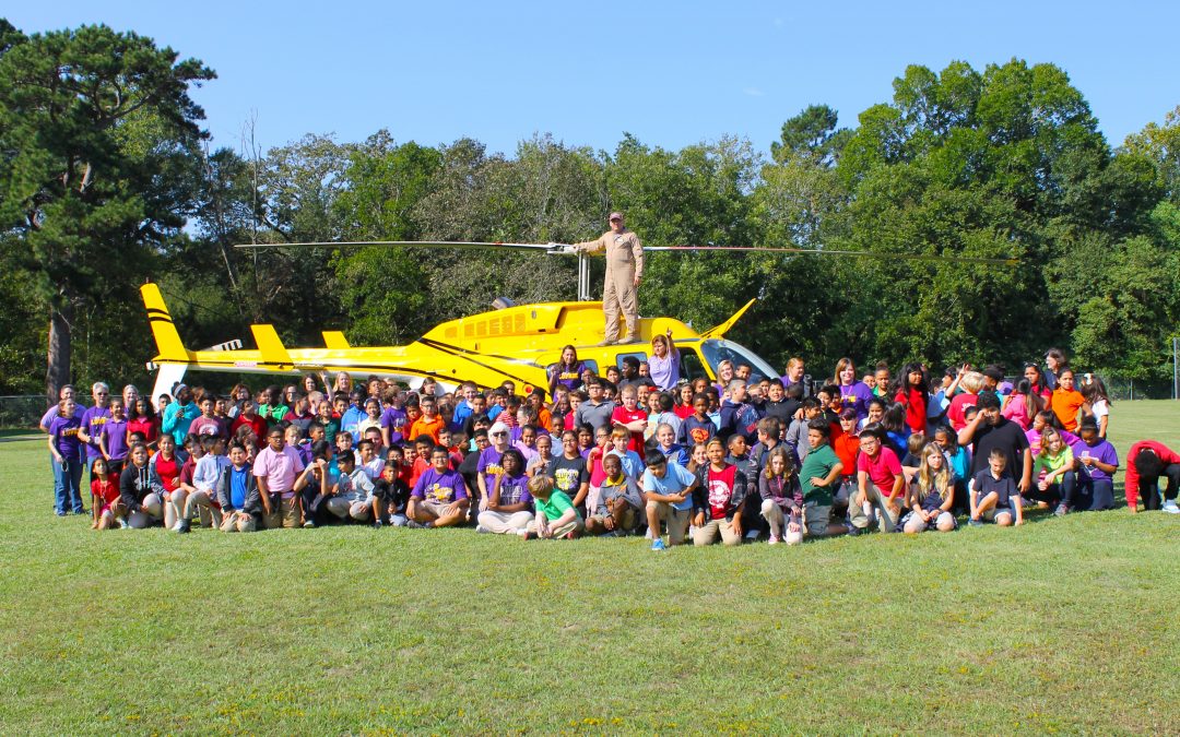 Coston Elementary enjoyed a surprise from the skies!