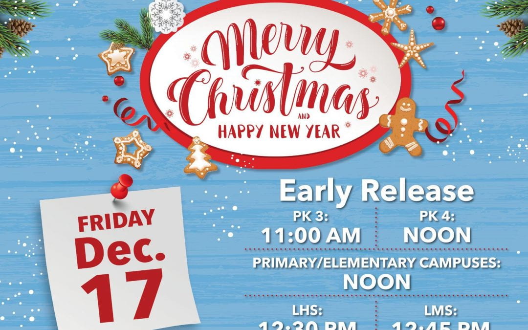 Early Release- December 17th.