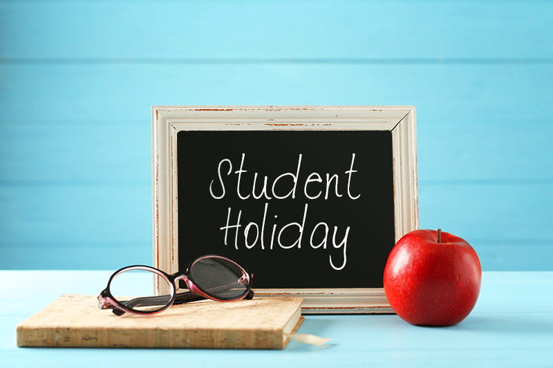 October 14: Student Holiday