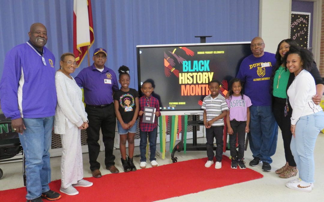 We celebrated Black History Month at Dunbar.