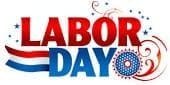 Labor Day on Monday, September 3, 2018