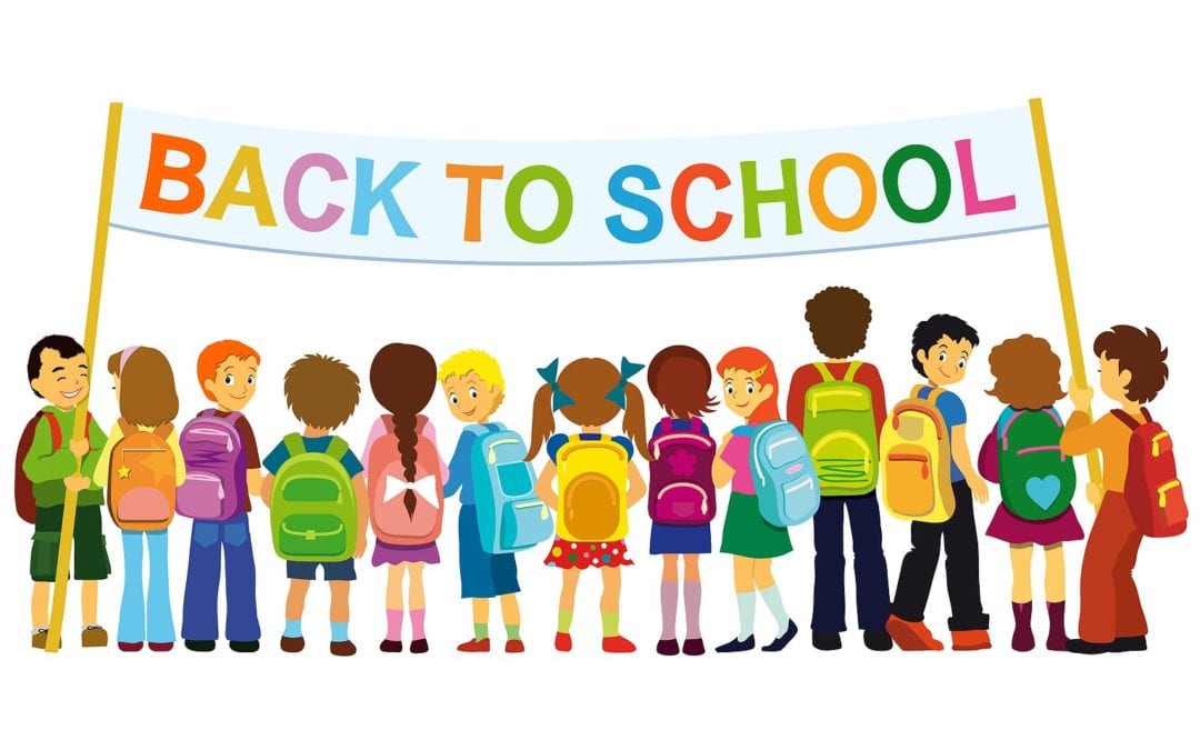 BACK TO SCHOOL on Thursday, August 12, 2021