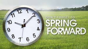 March 8, 2020-Spring Forward with time