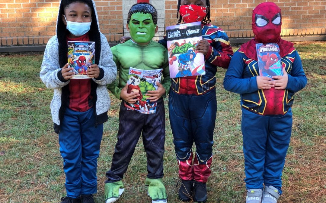 Book Character Parade–Students and staff dress up as their favorite book character!