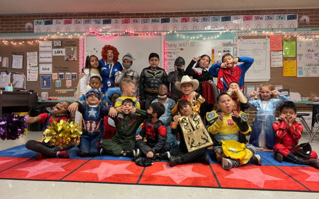 Students and staff enjoy Book Character Parade (click for more pictures)