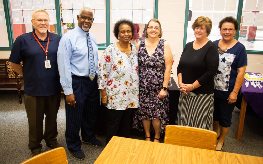 Staff Class of ’18: Lufkin High School honors its retirees with reception in library