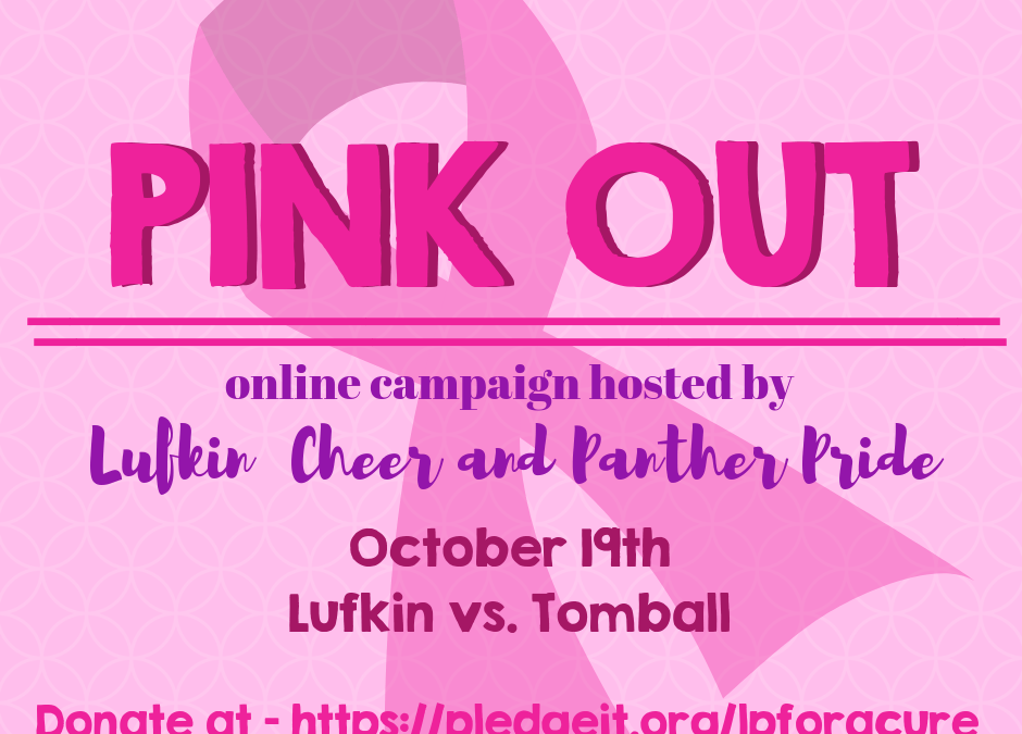 Pink Out with LHS Cheer and Panther Pride