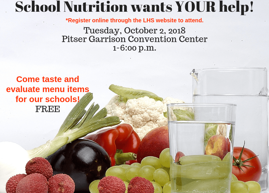 School Nutrition Wants YOUR Help