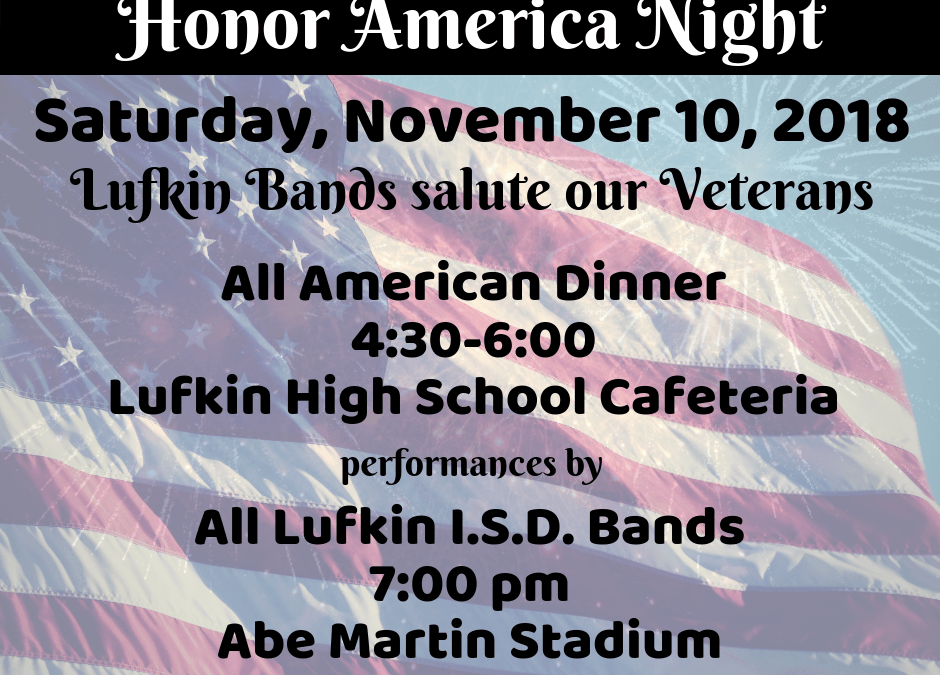 Join us for our traditional Honor America Night