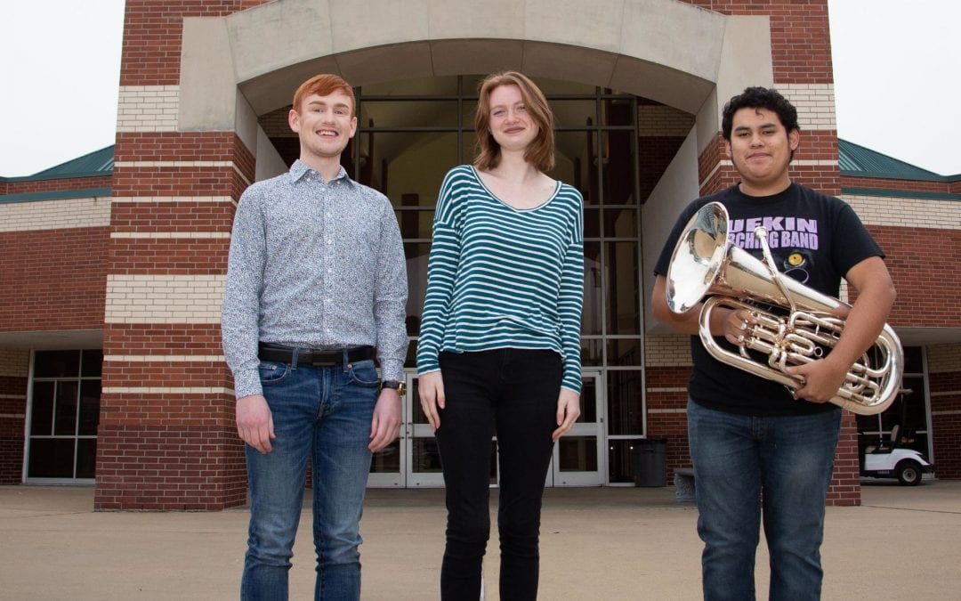Three Lufkin Student Musicians Head to All-State Performance