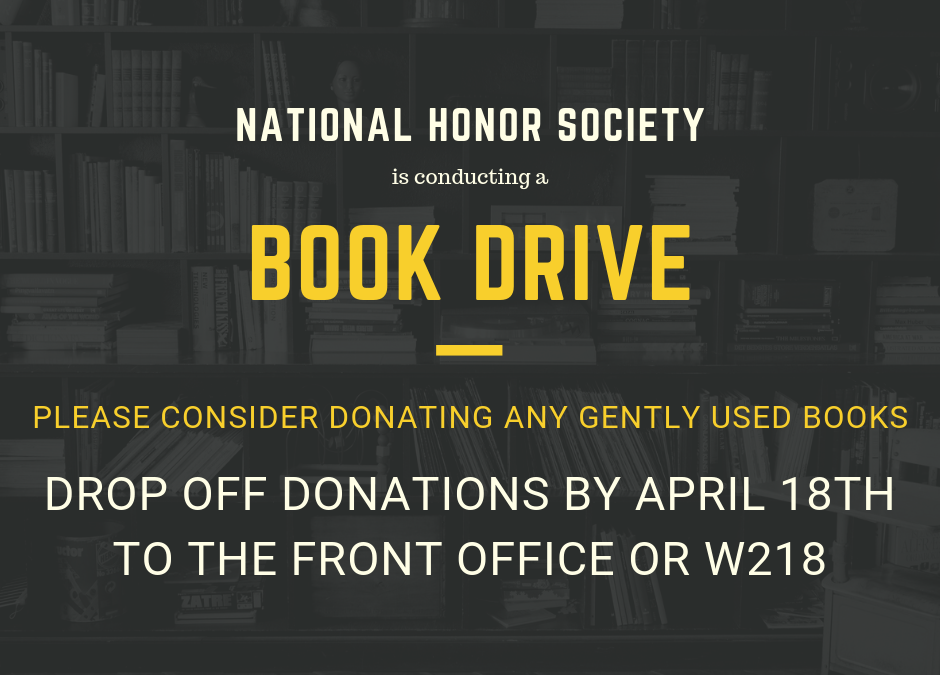 Spring Book Drive