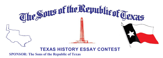 Sons of the Republic of Texas Essay Contest