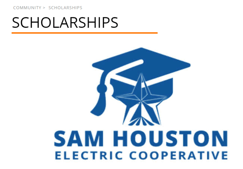 Sam Houston Electric Cooperative Scholarship