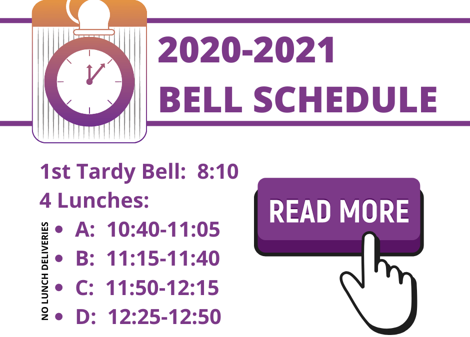 2020-21:  LHS Bell Schedule