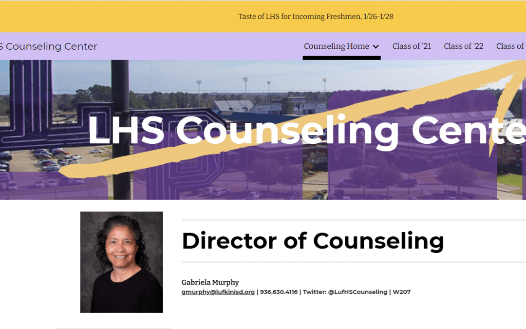 New LHS Counseling Center Website