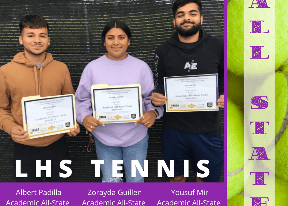 Tennis All State Recognitions