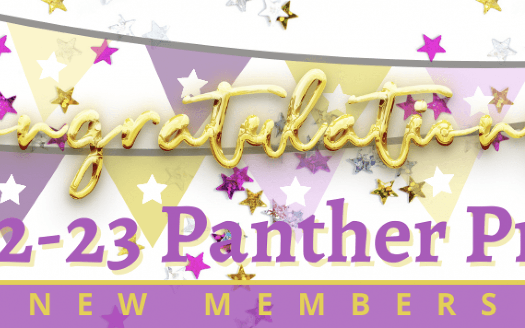 Congratulations to the new members of the Panther Pride drill team