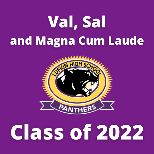 Val and Sal and Magna Cum Laude 2022 Graduates