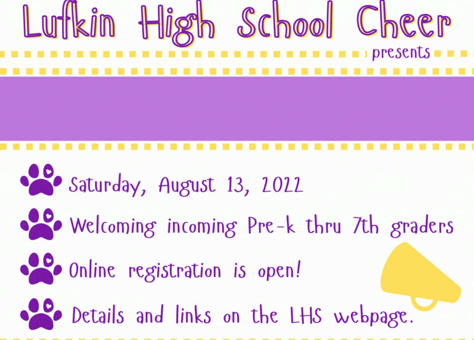 Lil’ Cheer Clinic Registration Info