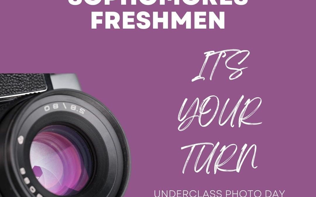 Photo Day is Tuesday for juniors, sophomores and freshmen