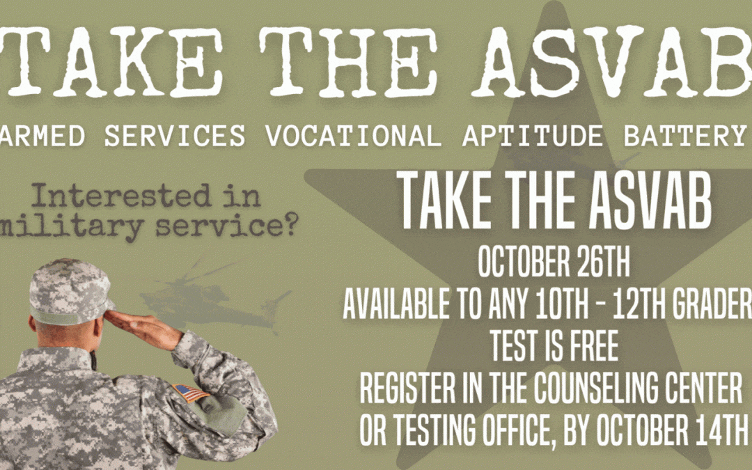 ASVAB Available to LHS 10th-12th Graders