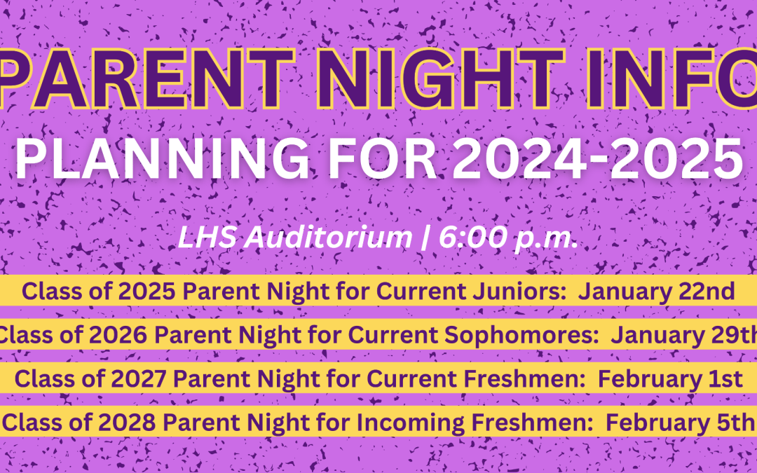 Parent Nights for 2024-25 Planning