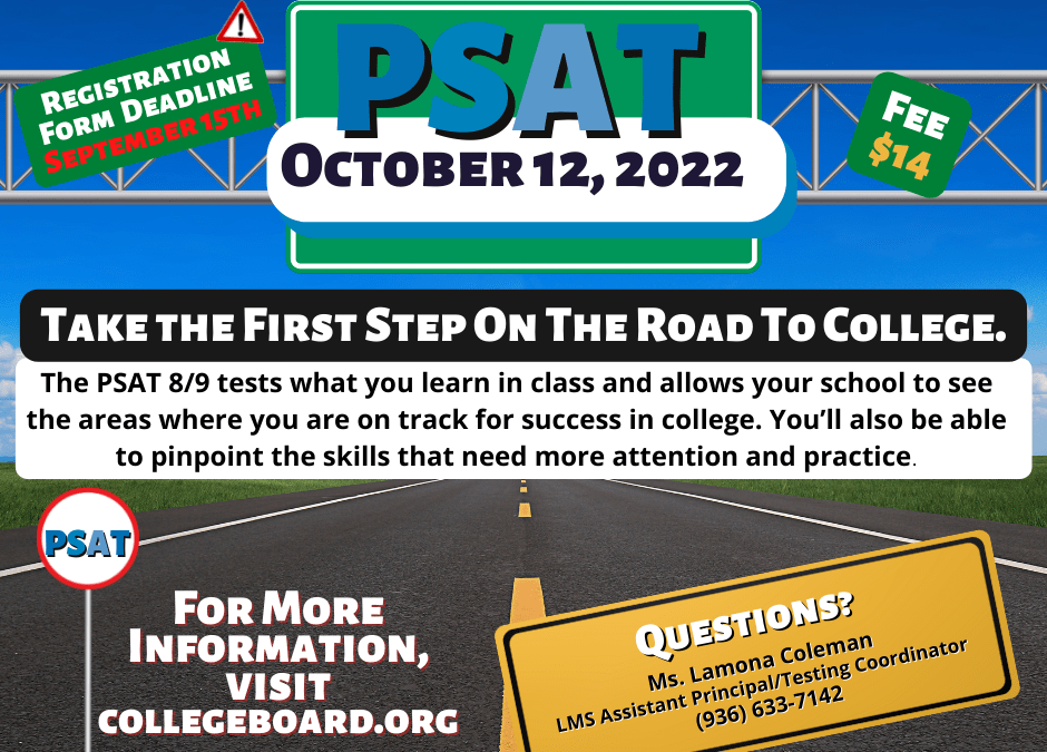 Optional PSAT Testing for 8th Grade Students
