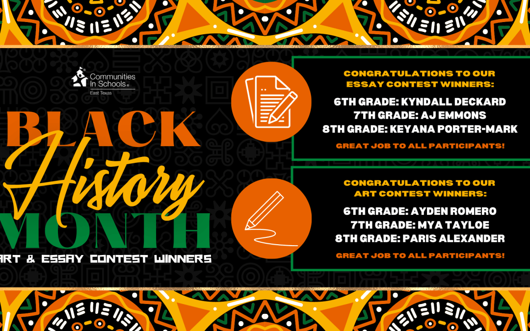 Black History Month Art & Essay Contest Winners