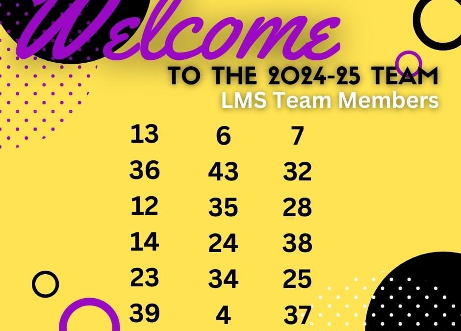 Congratulations to Lufkin Middle School cheer team members!