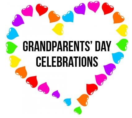 Grandparents’ Day Lunch September 6th (4th &5th) – 7th (2nd & 3rd)