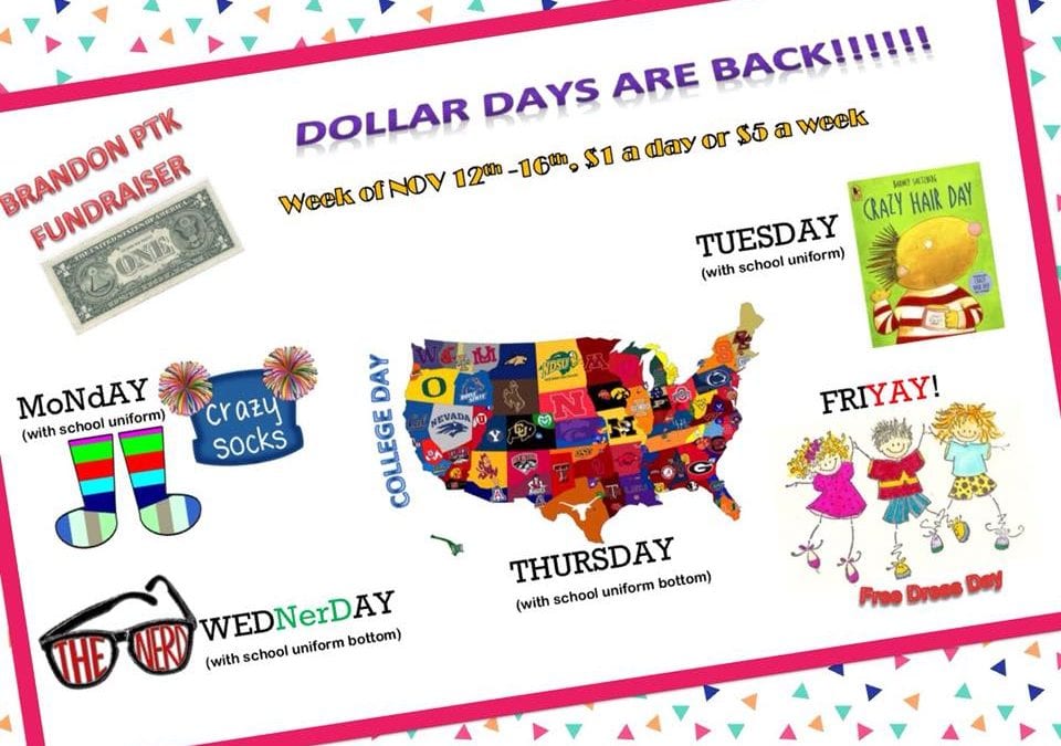 Dollar Days are back!
