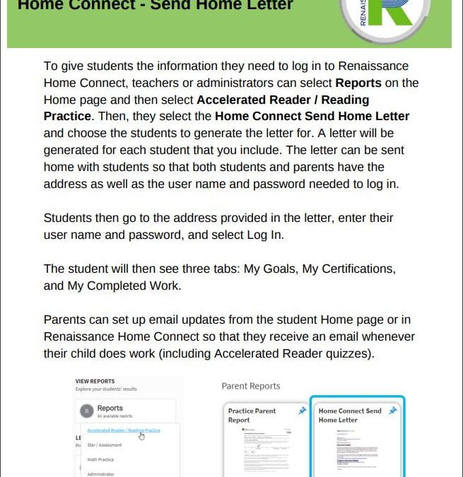 Did you Know that You can View Your Child’s AR Record from Home?