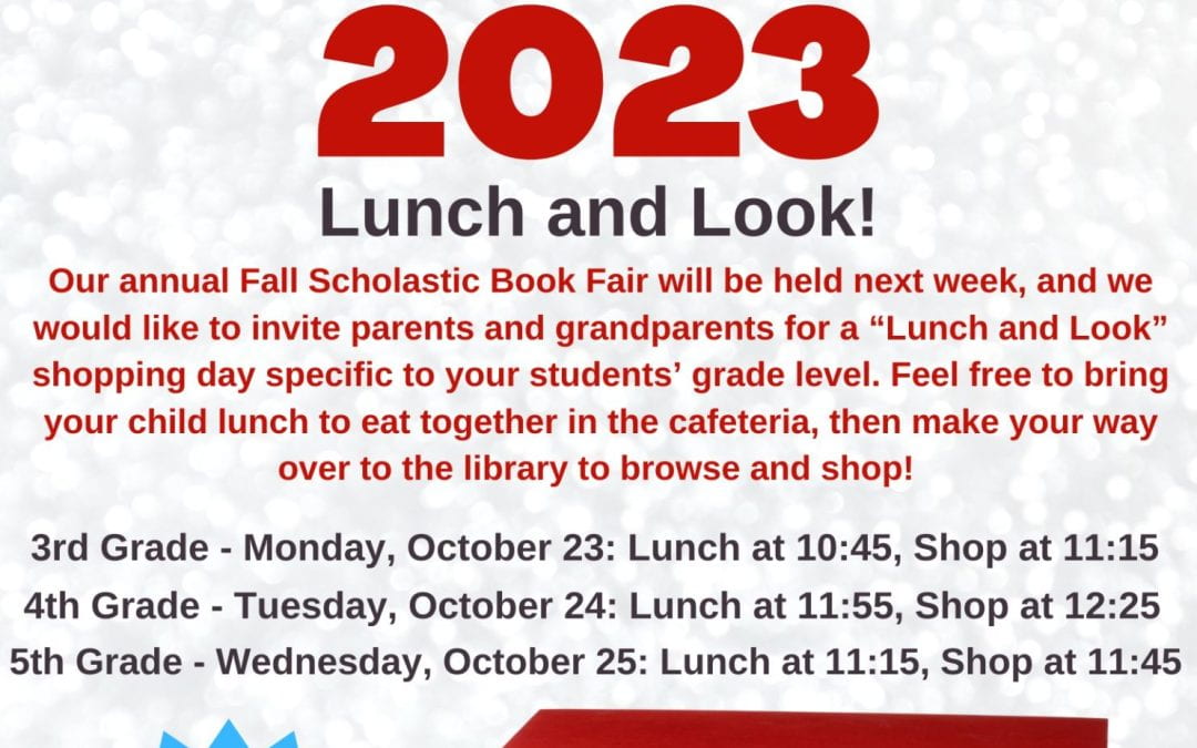 Fall Book Fair – October 23-27, 2023!