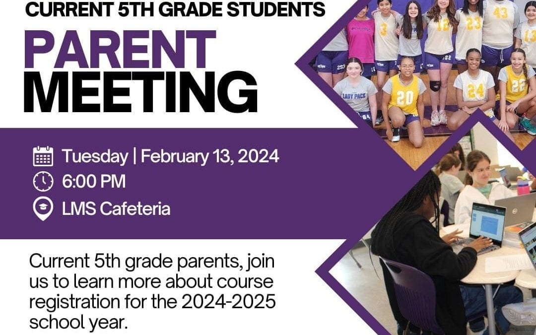 Upcoming Parent Meeting for the Class of 2031 – Tuesday, February 13, 2024