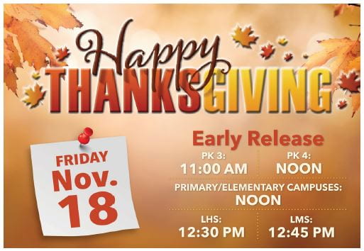 Early Release, November 18