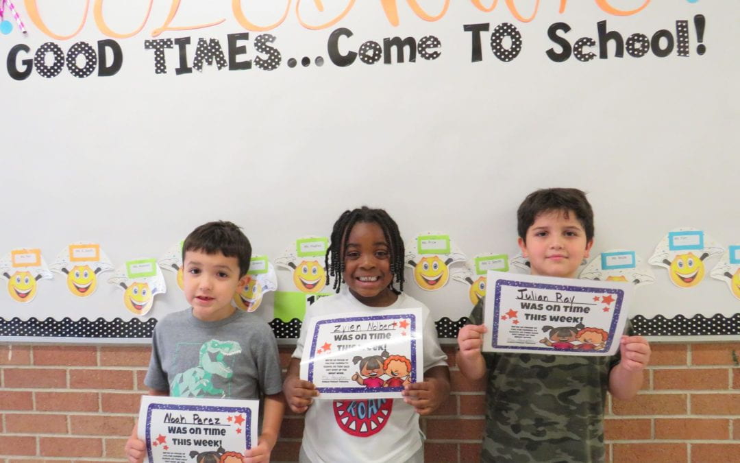 Congratulations to some of our No Tardy November Winners!