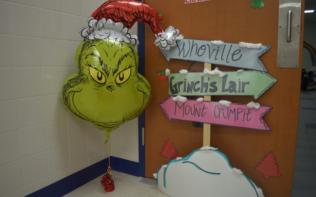 Grinch Day at Herty Primary