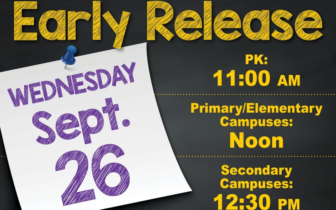 Early Release, Wed., September 26
