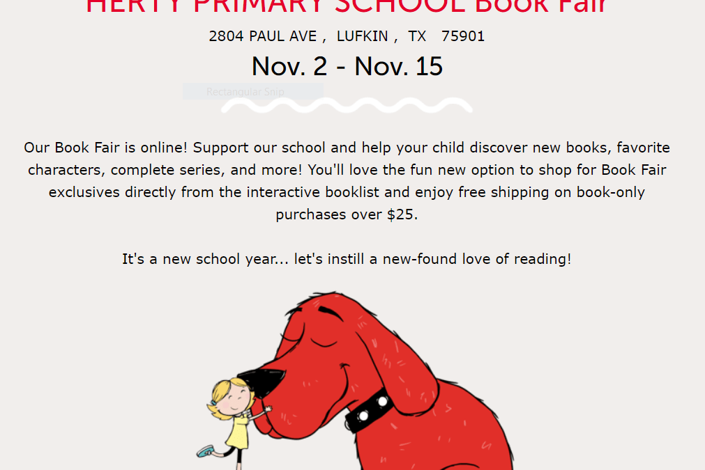Herty’s Online Book Fair Open Through Nov. 15