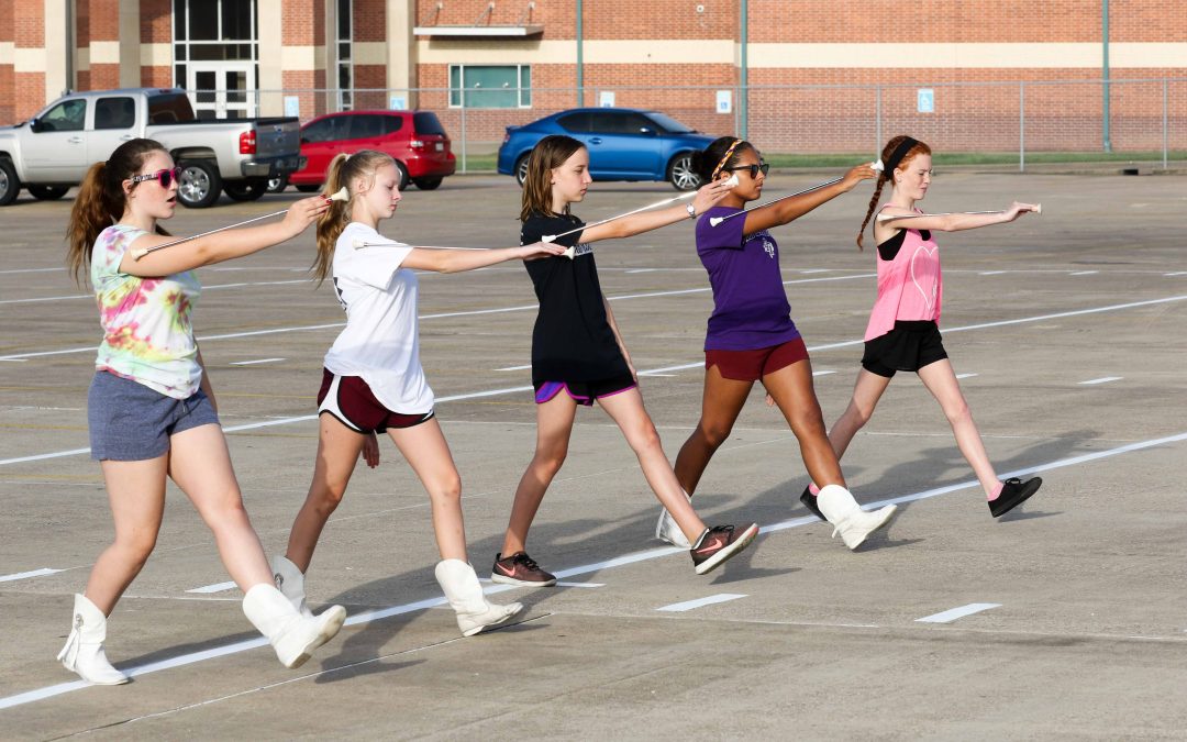 Panther Band names new drum majors, Majorettes