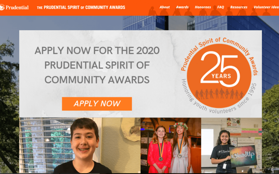 Prudential Spirit of Community Awards