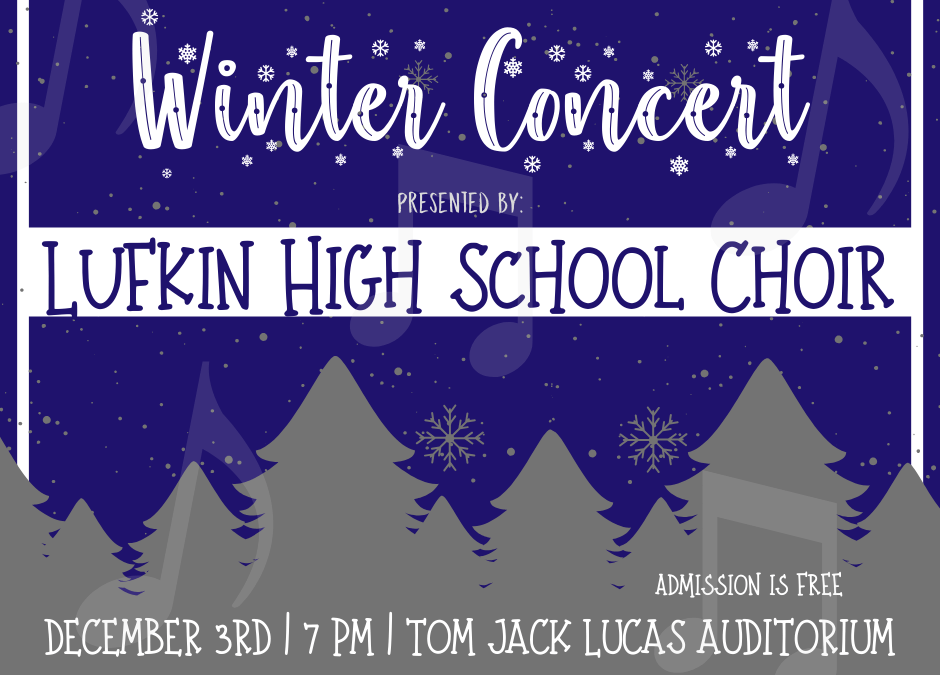 LHS Choir presenting their Winter Concert