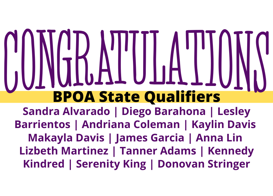 BPOA Successfully Qualifies for State Competition