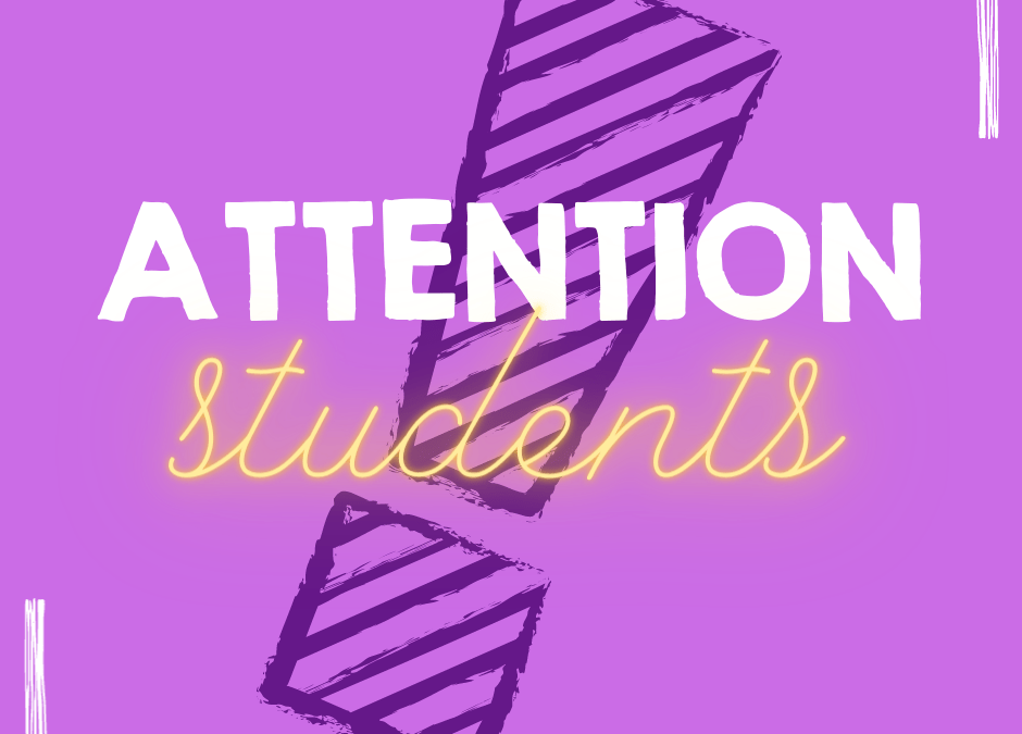 Attention Students:  Updated Remind Codes, Dress Code Changes and Other Notes
